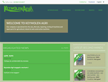 Tablet Screenshot of keymolen-agri.com